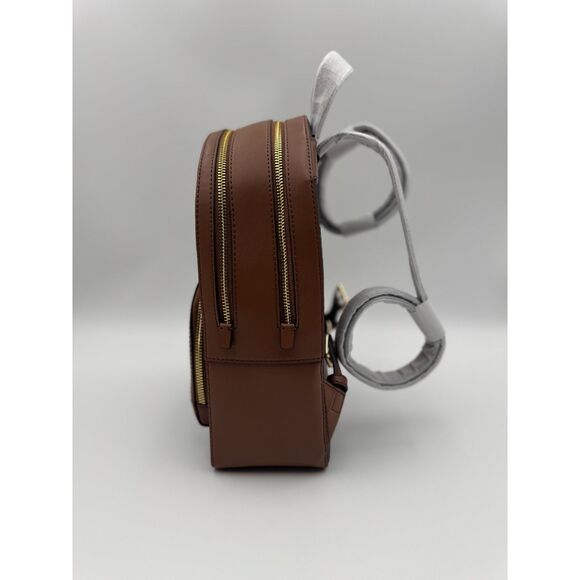 Michael Kors NIP Brown Logo Backpack - Picture 3 of 10